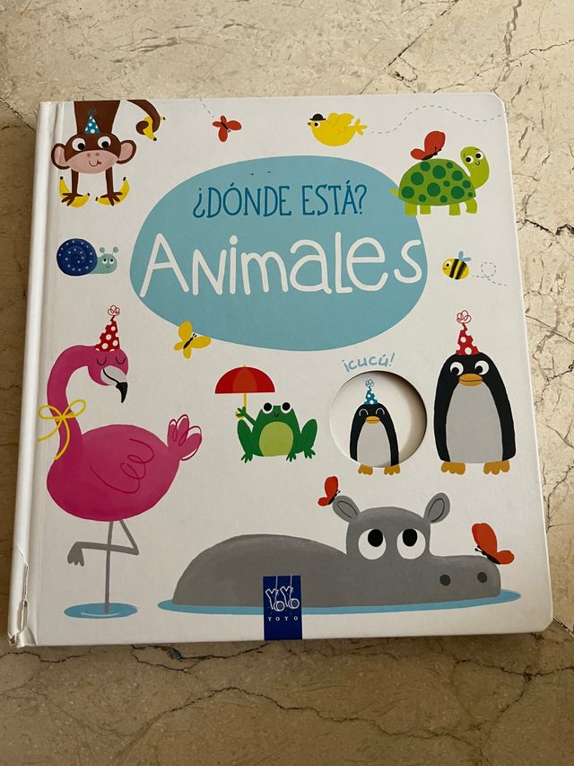 libro niñx “Dónde está? Animales”