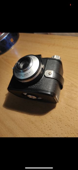 cámara de fotos analógica.