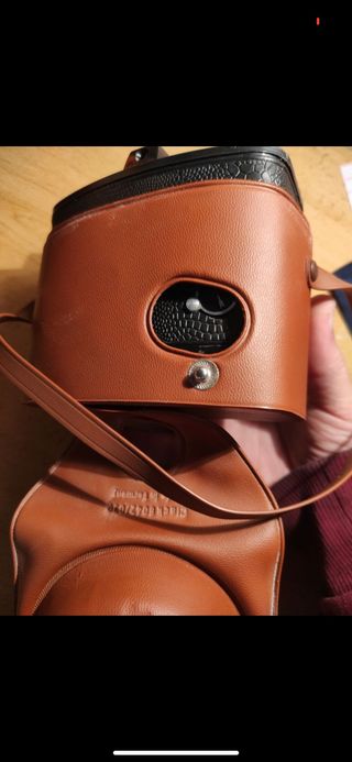 cámara de fotos analógica.