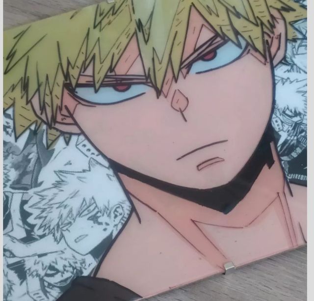 Cuadro cristal anime