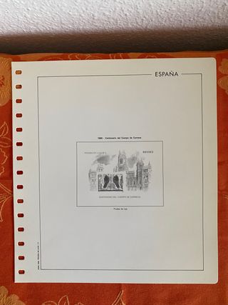 Hojas de album de sellos vacías 📕📗👇🏻