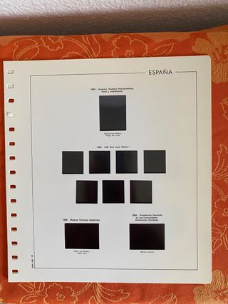 Hojas de album de sellos vacías 📕📗👇🏻