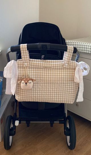 SACO Y BOLSA BEIGE PARA FOX 3