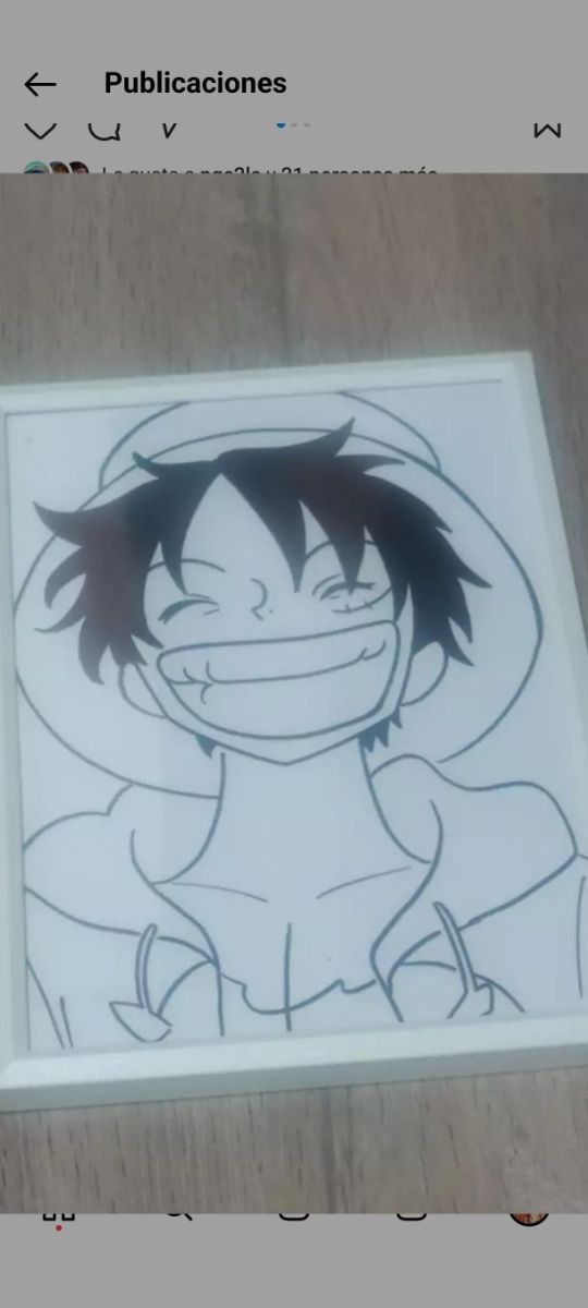 Cuadro cristal anime