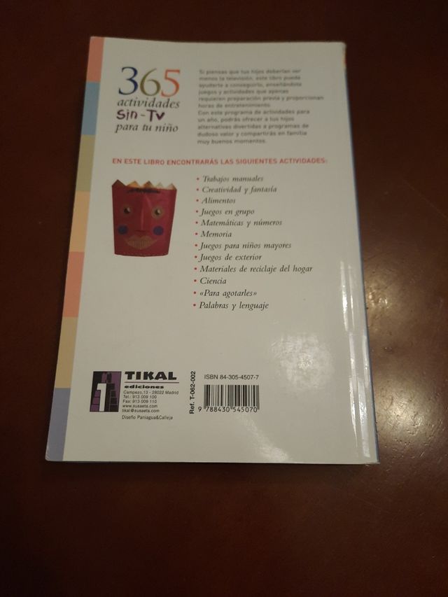Libro 365 actividades para tu niño