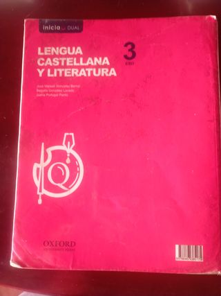 Libro Lengua 3 ESO - Edit. Oxford
