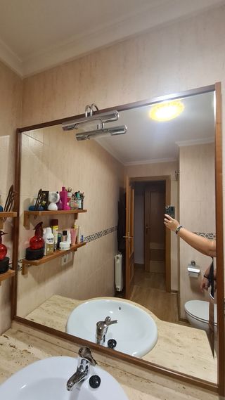 Lote Muebles de Baño + Espejo + Lavabo + Auxiliar