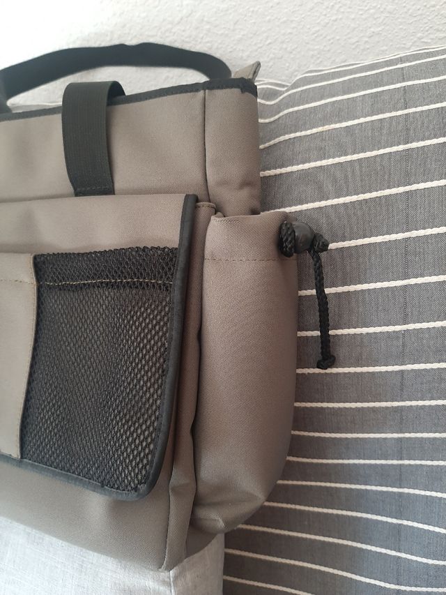 Bolso bandolera verde militar dos asas