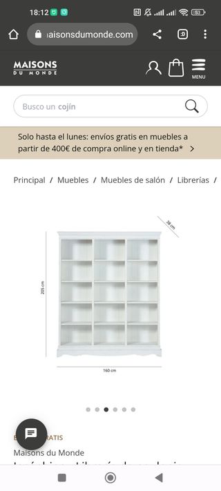 Estantería maison du monde Josephine.