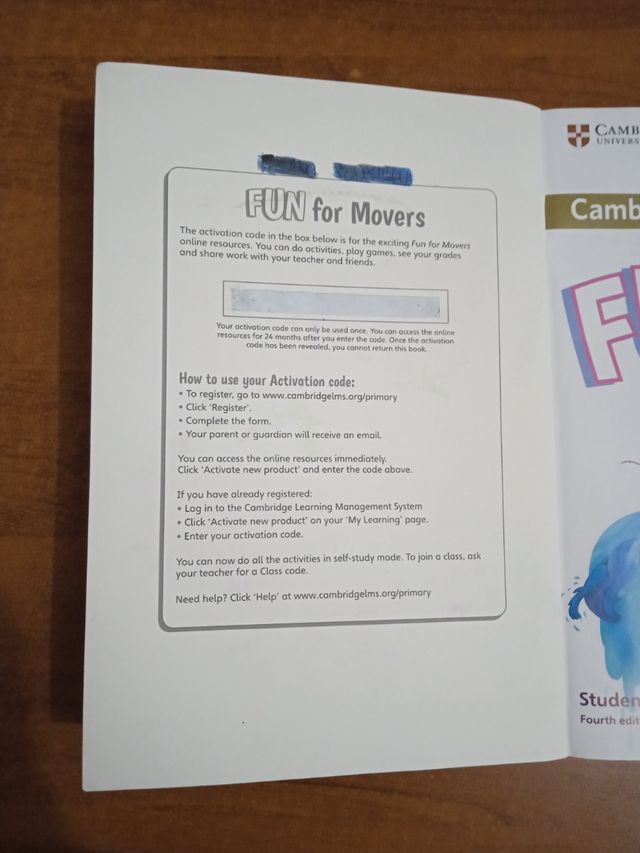 Libro di inglese fun for movers