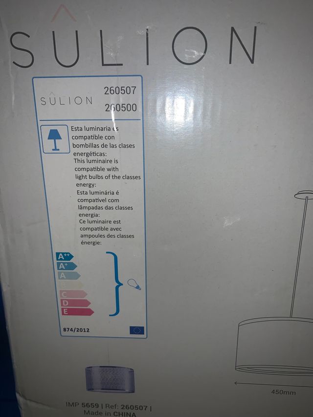 LAMPARA DE TECHO SALON A ESTRENAR MODERNA