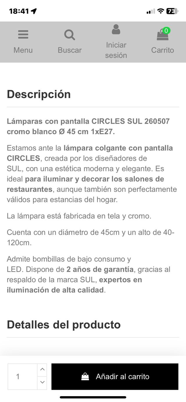 LAMPARA DE TECHO SALON A ESTRENAR MODERNA