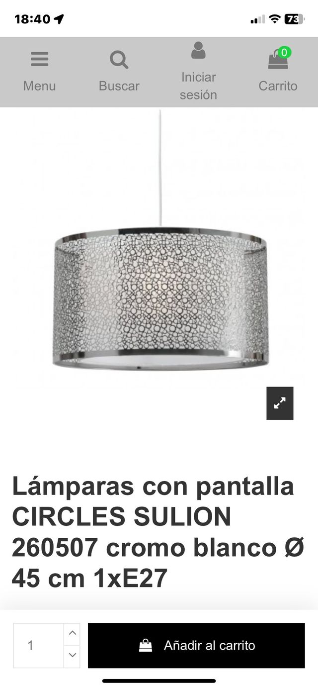 LAMPARA DE TECHO SALON A ESTRENAR MODERNA