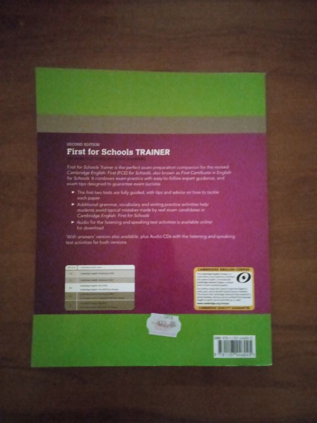 Libro di inglese Cambridge First