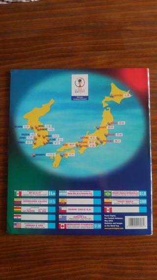 Panini Álbum Korea 2002 Plancha