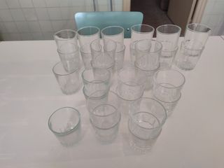 Vasos de vino o chupito