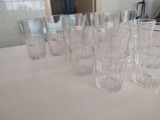 Vasos de vino o chupito