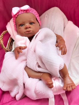 bebe reborn piel morena 
