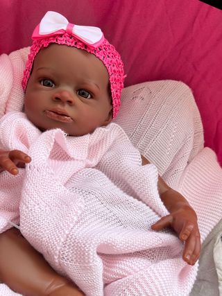 bebe reborn piel morena 