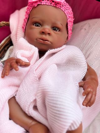 bebe reborn piel morena 