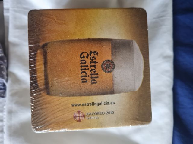 Posavasos Estrella Galicia cuadrados