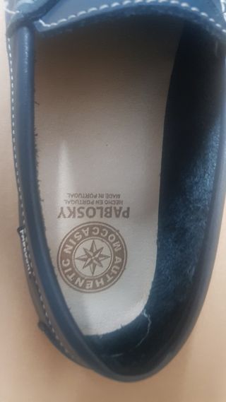 Zapato mocasín Pabloski azul marino