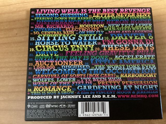 R.E.M. LOTE CDS LIVE, ACCELERATE, OLYMPIA..