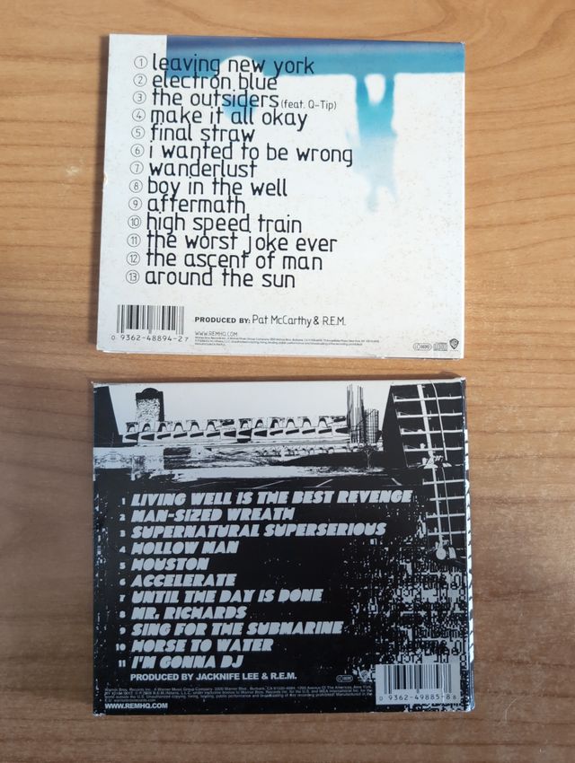 R.E.M. LOTE CDS LIVE, ACCELERATE, OLYMPIA..