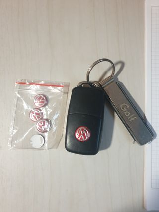 5 pegatinas llave volkswagen