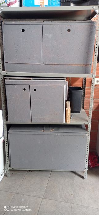 Muebles camperización para 3 personas.