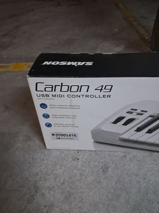 Teclado midi samson carbón 49