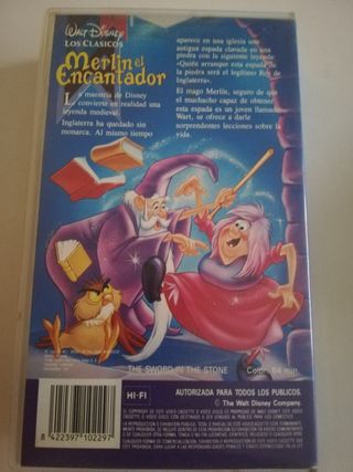 VHS Merlin el encantador