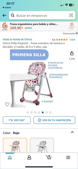 trona Chicco Polly Progres 5