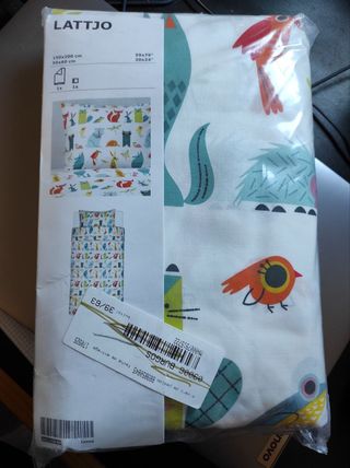 Ikea Lattjo funda nórdica+almohada