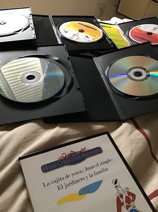 lote 7 DVDs, cuentos de Hans Christian Andersen