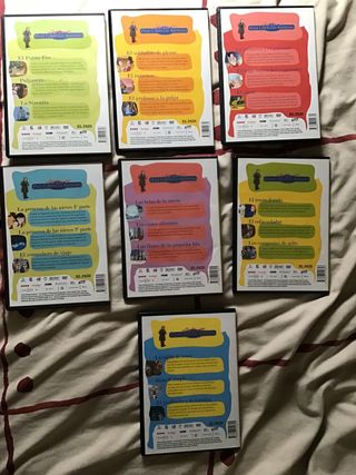 lote 7 DVDs, cuentos de Hans Christian Andersen