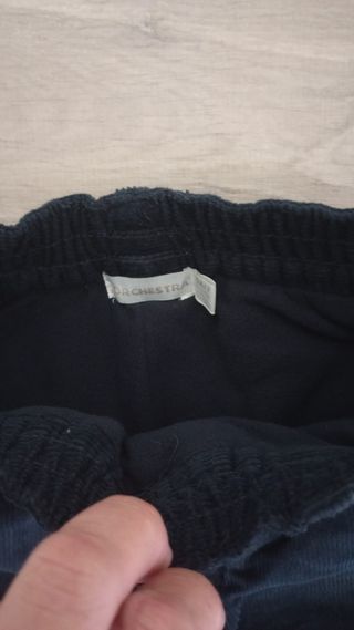 Pantalones forrado polar Azules pana Niño