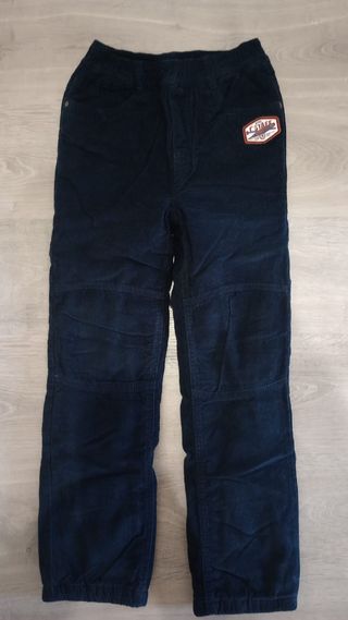 Pantalones forrado polar Azules pana Niño
