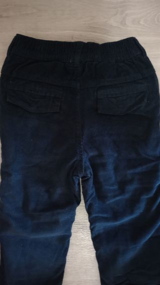 Pantalones forrado polar Azules pana Niño