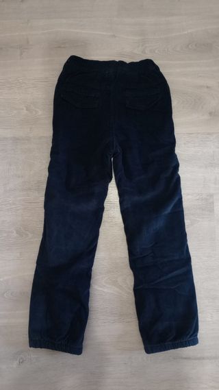 Pantalones forrado polar Azules pana Niño