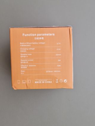 Altavoz Bluetooth portátil