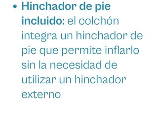 Colchón hinchable Intex sin uso