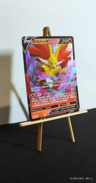Delphox v carta pokemon original