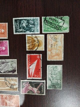 Lote 25 sellos España años 1952-1961