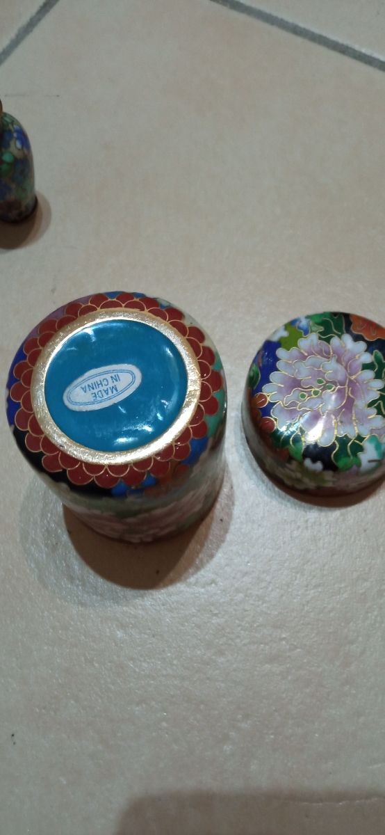 Composizione vasetti cinesi anni 70