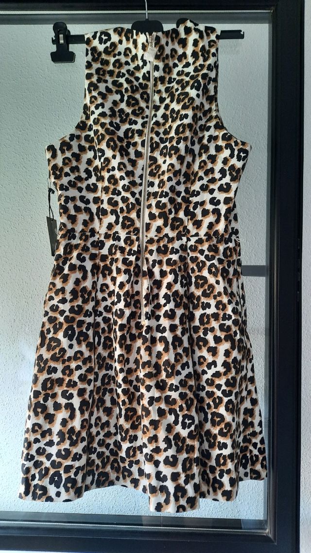 Vestido leopardo talla M