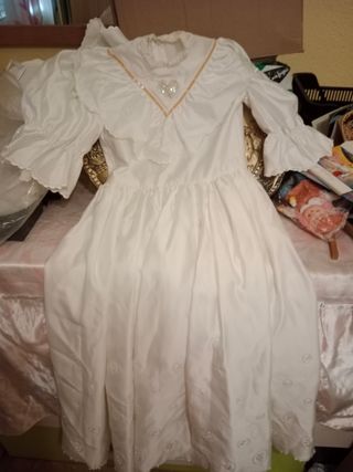 VESTIDO COMUNIÓN + CAN CAN
