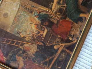 precioso Juego de 2 cuadros láminas antiguas