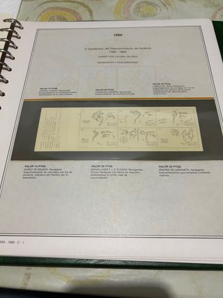 hojas efilcar 1987 y 1988