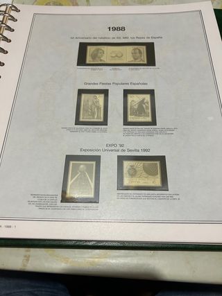 hojas efilcar 1987 y 1988